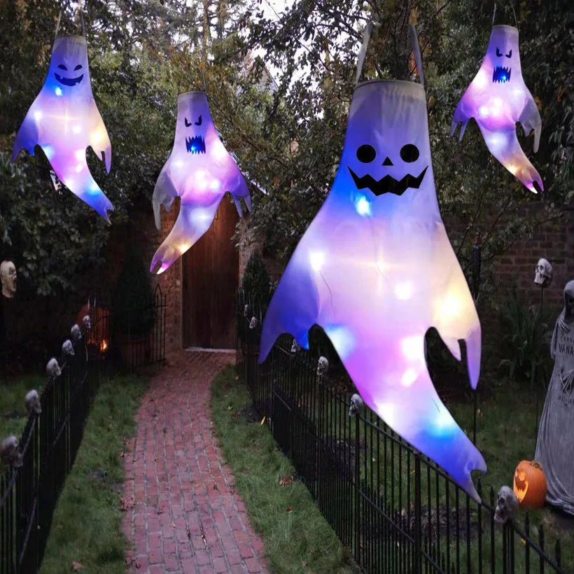 Spooky Hanging Ghost LED Light - Cake Pops Parties