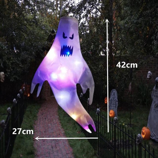 Spooky Hanging Ghost LED Light - Cake Pops Parties