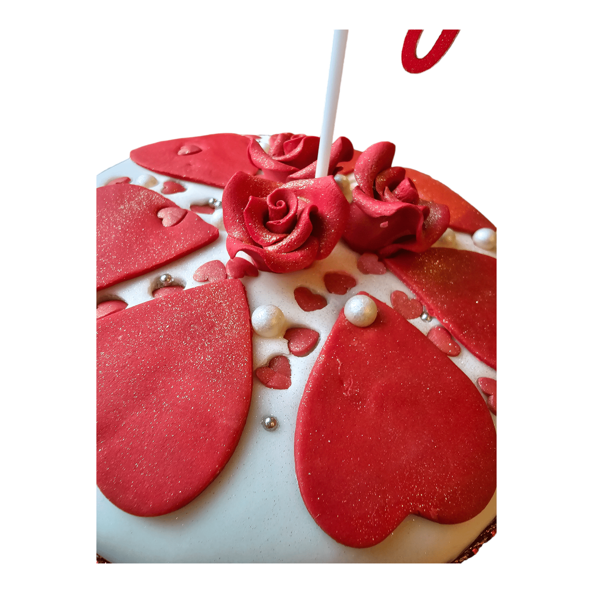 St Valentines Cake - Cake Pops Parties