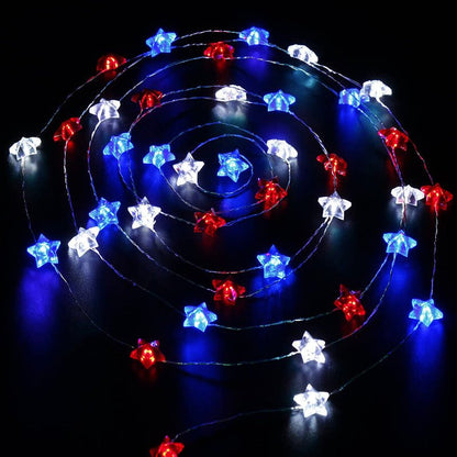 Star Shaped Holiday Light String - Cake Pops Parties