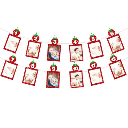 Strawberry One Cake Topper Set - Cake Pops Parties