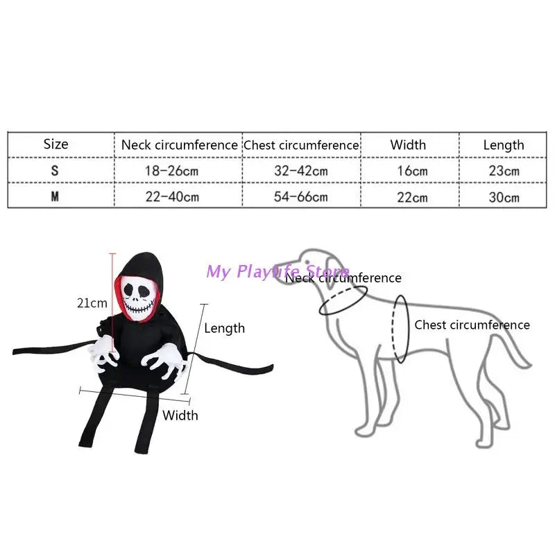 Stylish Ghost Pet Costume for Halloween - Cake Pops Parties