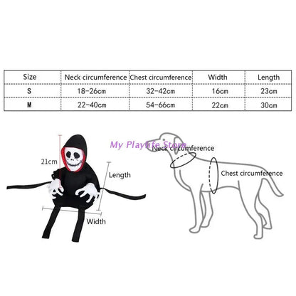 Stylish Ghost Pet Costume for Halloween - Cake Pops Parties