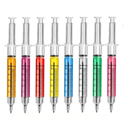 Syringe Pens Set - Novelty Medical Ballpoint Pens - Cake Pops Parties