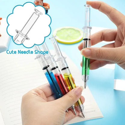 Syringe Pens Set - Novelty Medical Ballpoint Pens - Cake Pops Parties