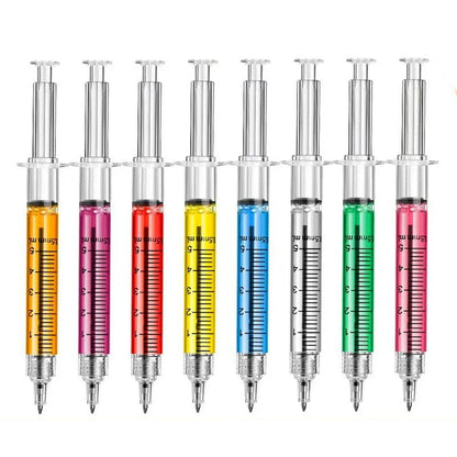 Syringe Pens Set - Novelty Medical Ballpoint Pens - Cake Pops Parties