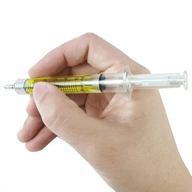 Syringe Pens Set - Novelty Medical Ballpoint Pens - Cake Pops Parties