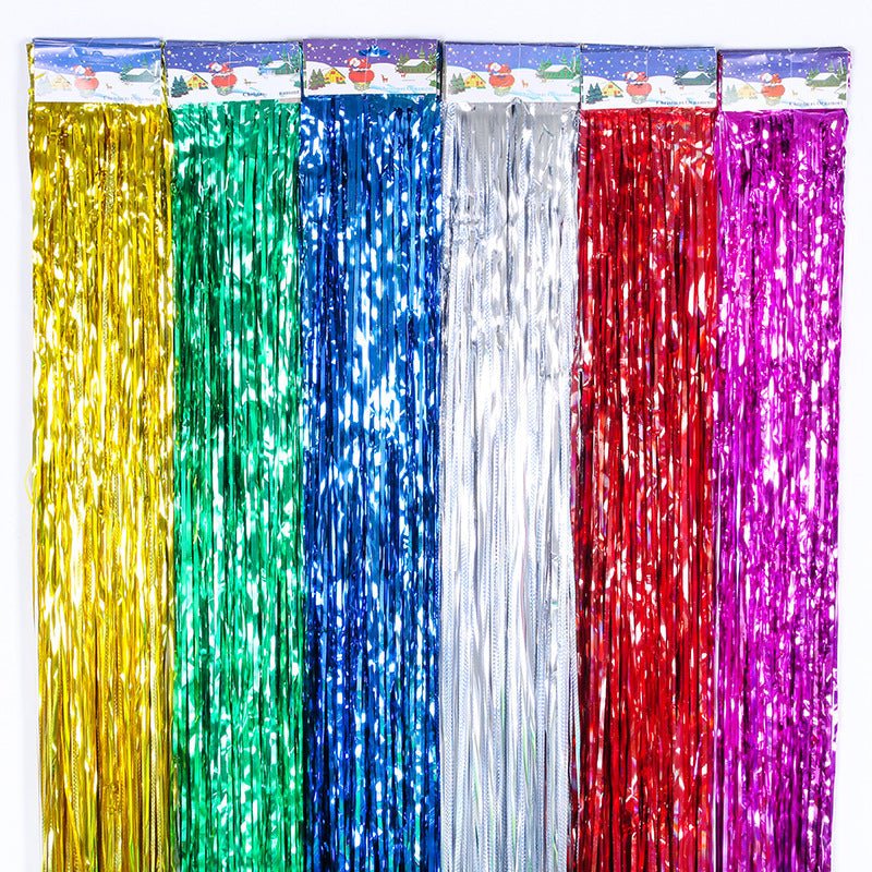 Tassel Rain Silk Balloon Curtain - Cake Pops Parties