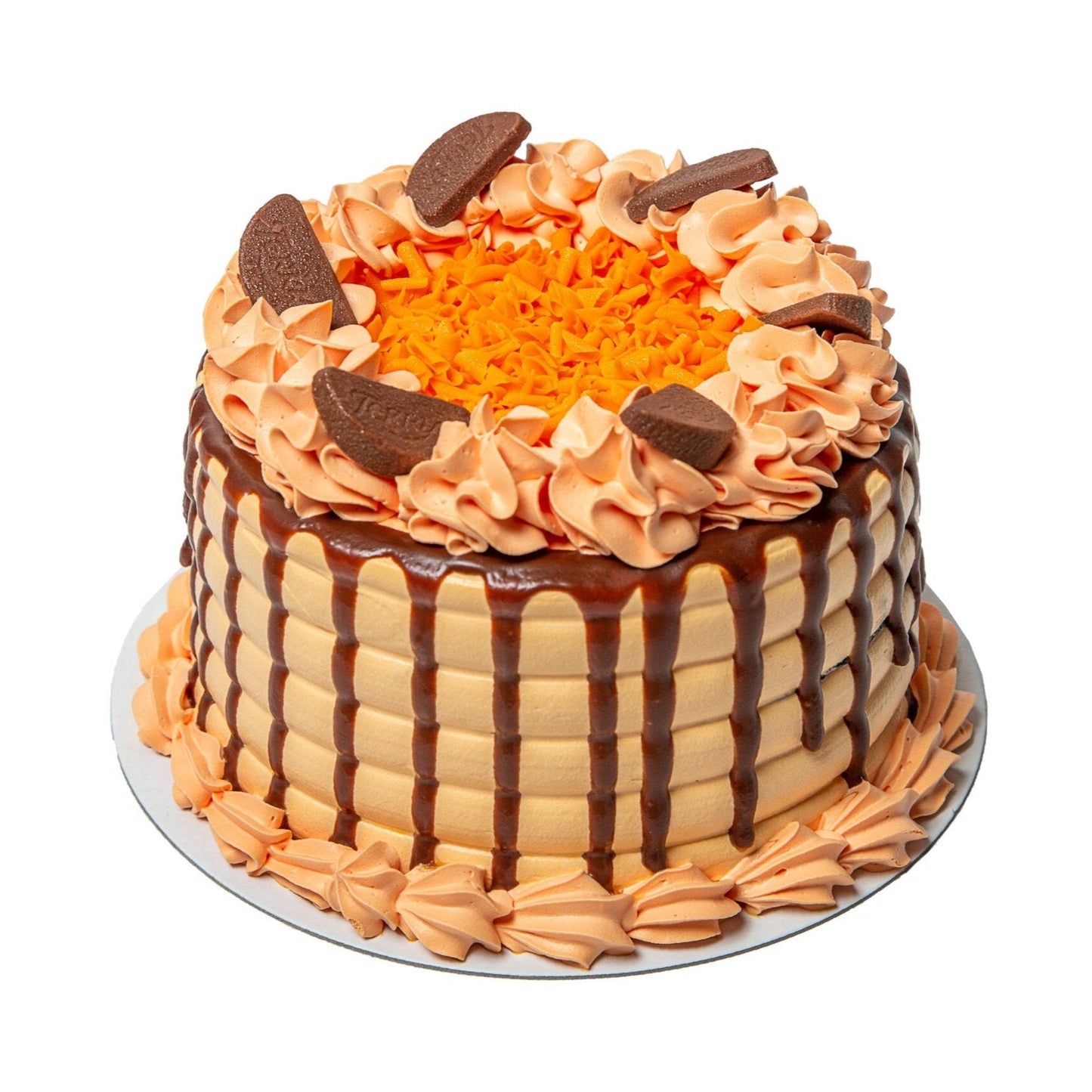 Terry's Chocolate Orange Drip Cake | 6" | Cake Pops Parties - Cake Pops Parties