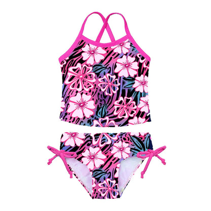 Toddler Girls Floral 2 - Piece Bikini Wear | Summer Beach Bathing Set - Cake Pops Parties