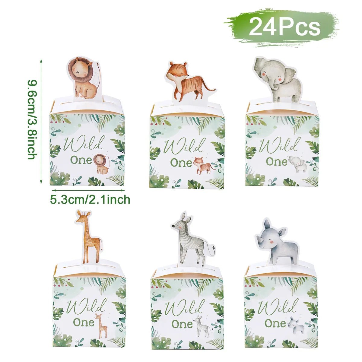 Tropic Greenery Party Paper Plates - Cake Pops Parties