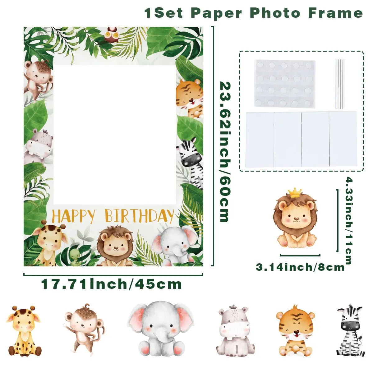 Tropic Greenery Party Paper Plates - Cake Pops Parties