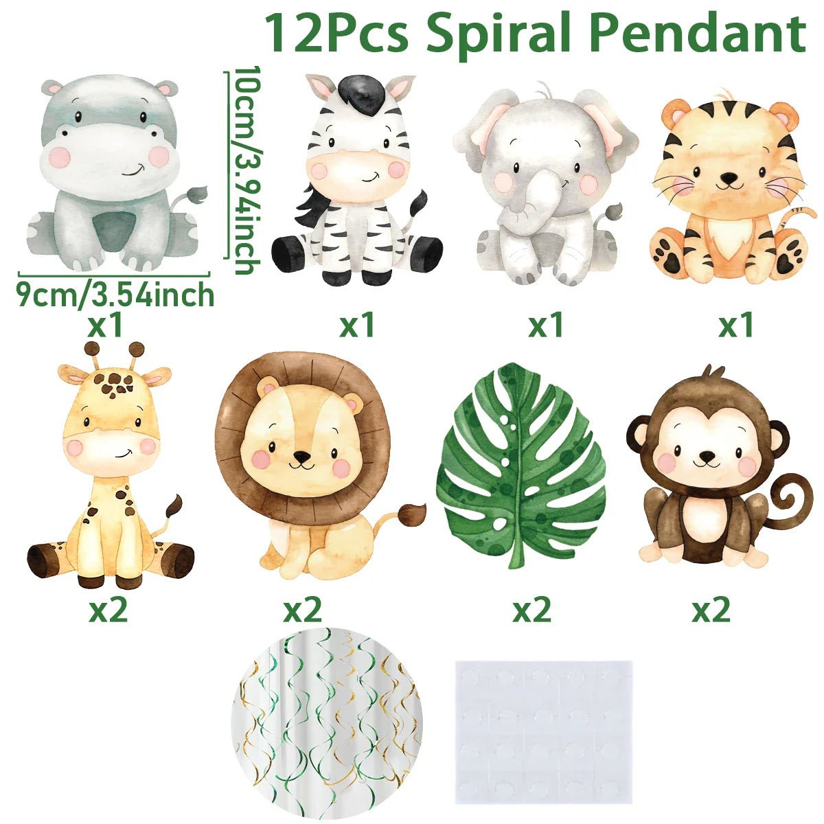 Tropic Greenery Party Paper Plates - Cake Pops Parties