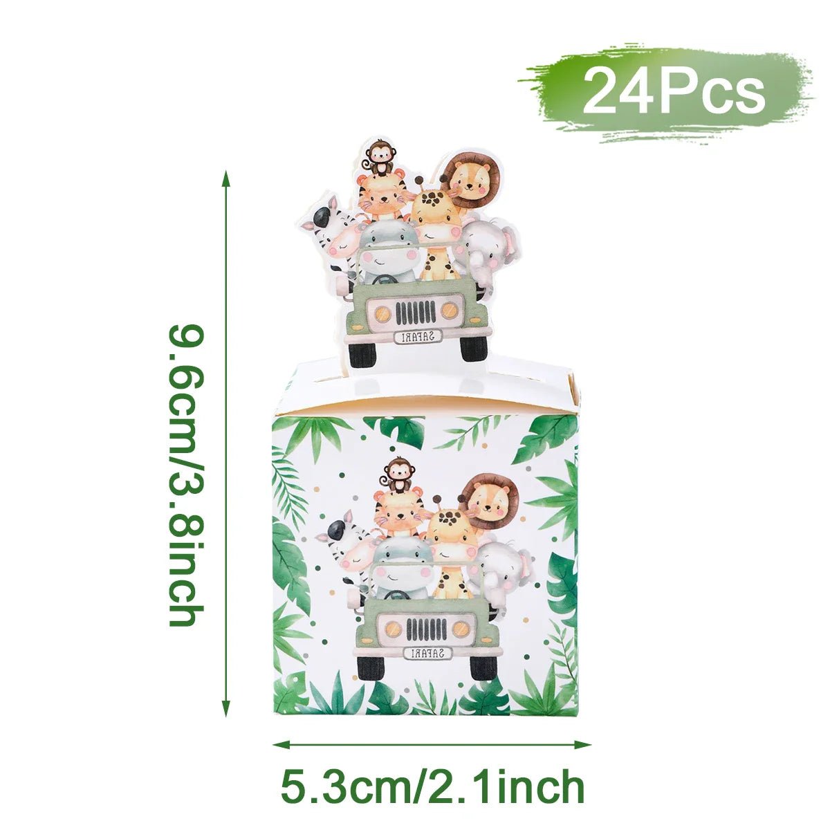 Tropic Greenery Party Paper Plates - Cake Pops Parties