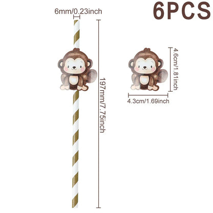 Tropic Greenery Party Paper Plates - Cake Pops Parties