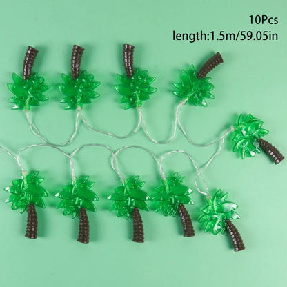 Tropical Flamingo LED String Lights - Cake Pops Parties