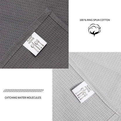 Ultra Absorbent Waffle Weave Tea Towel Set - Cake Pops Parties