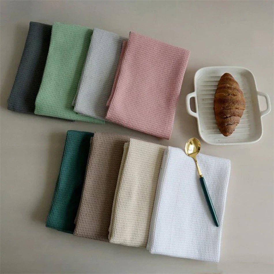 Ultra Absorbent Waffle Weave Tea Towel Set - Cake Pops Parties