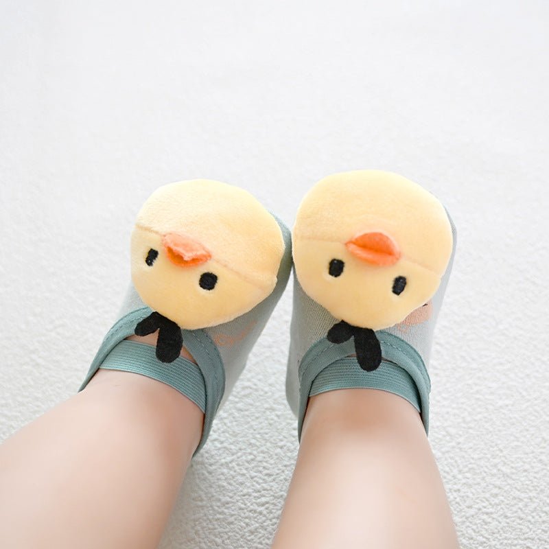 Ultra - Thin Baby Floor Socks - Cartoon Designs - Cake Pops Parties