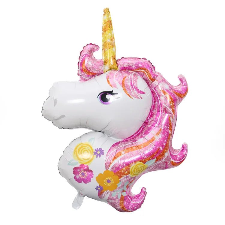 Unicorn Themed Party Balloons Set - Cake Pops Parties