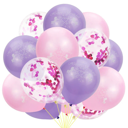 Unicorn Themed Party Balloons Set - Cake Pops Parties