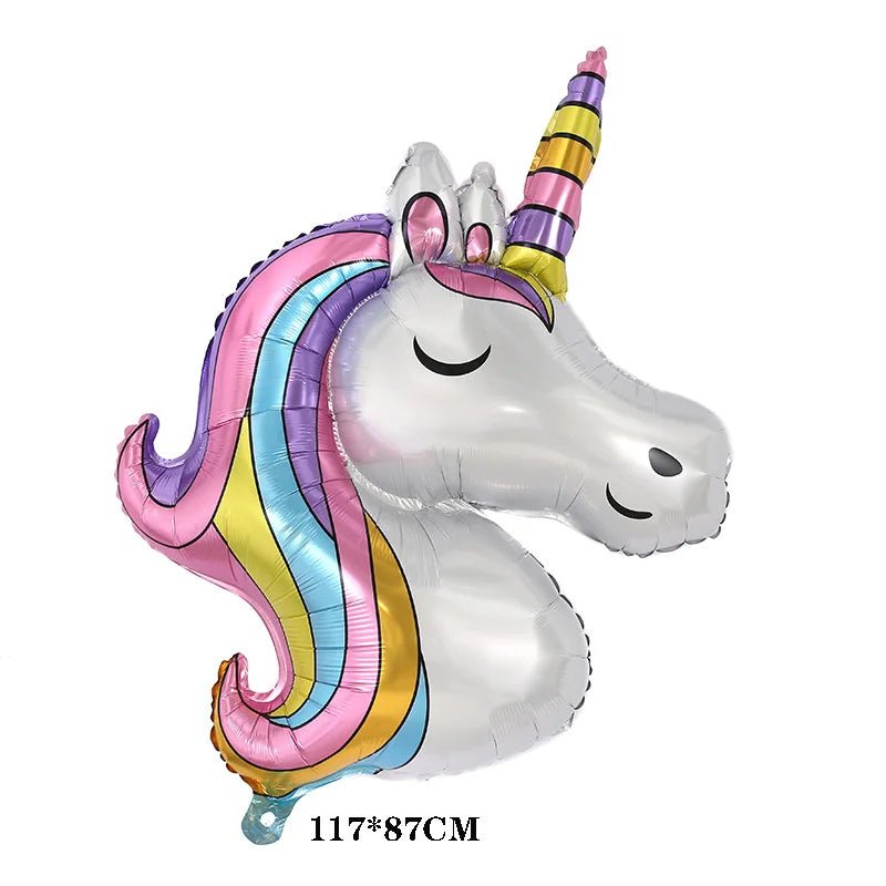 Unicorn Themed Party Balloons Set - Cake Pops Parties