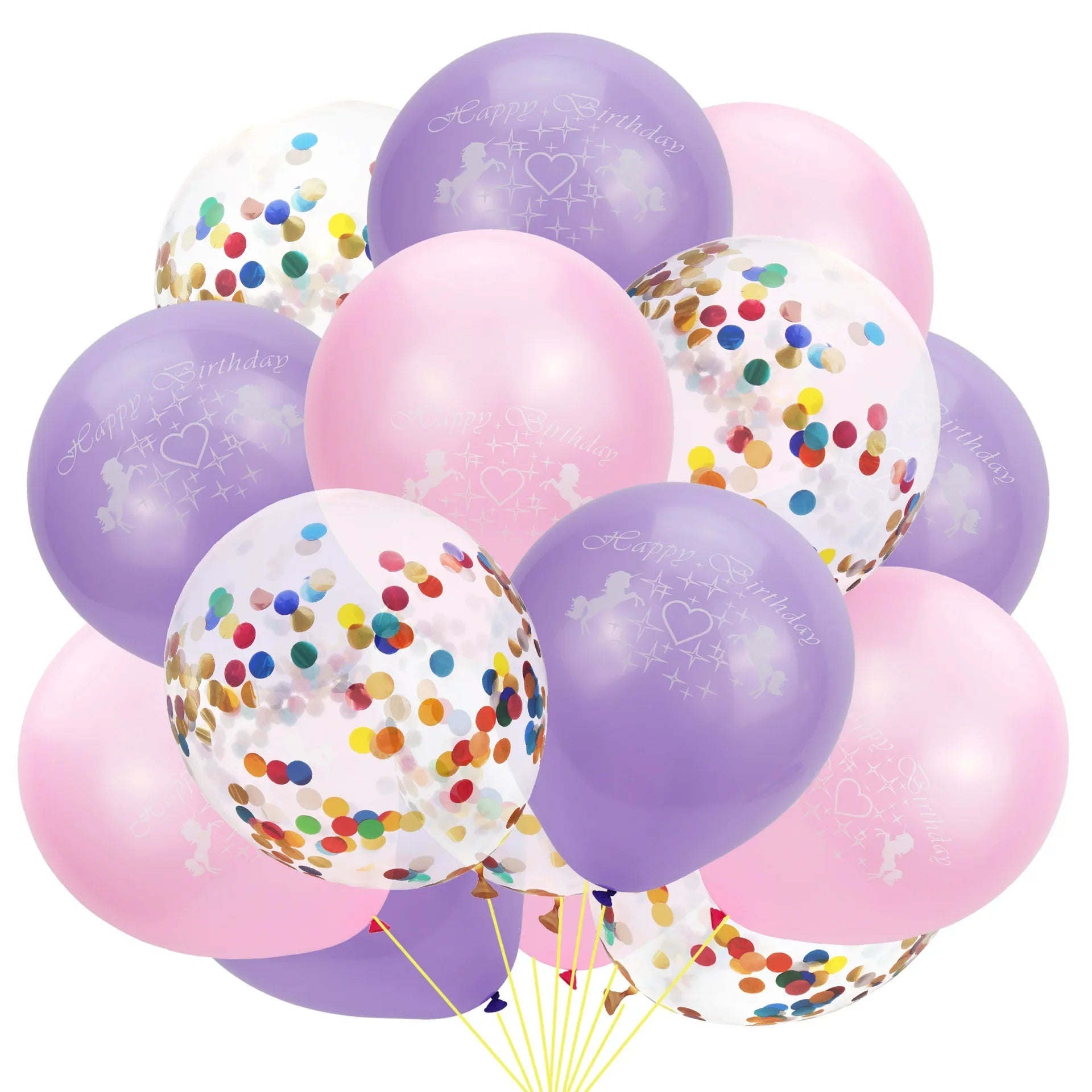 Unicorn Themed Party Balloons Set - Cake Pops Parties