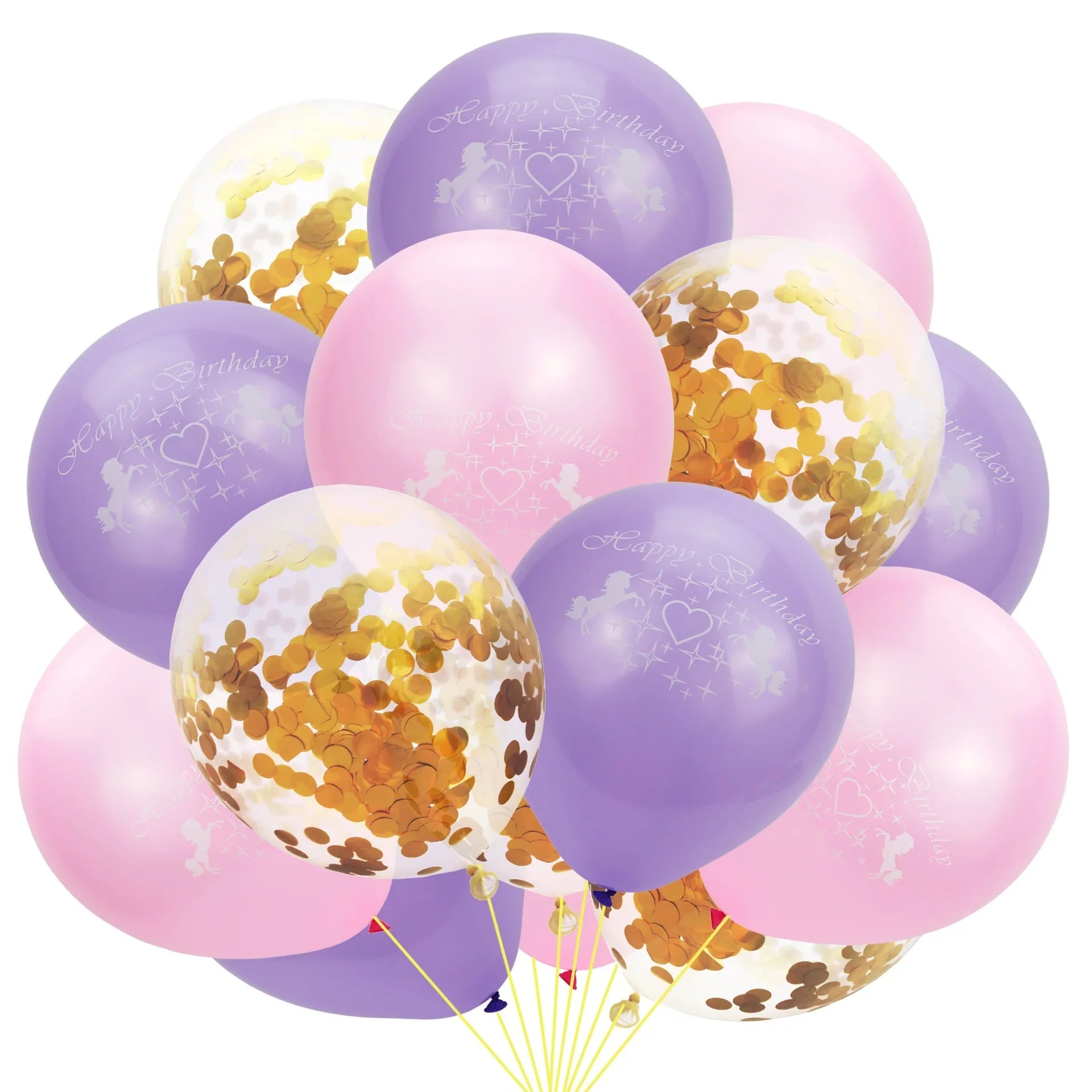 Unicorn Themed Party Balloons Set - Cake Pops Parties