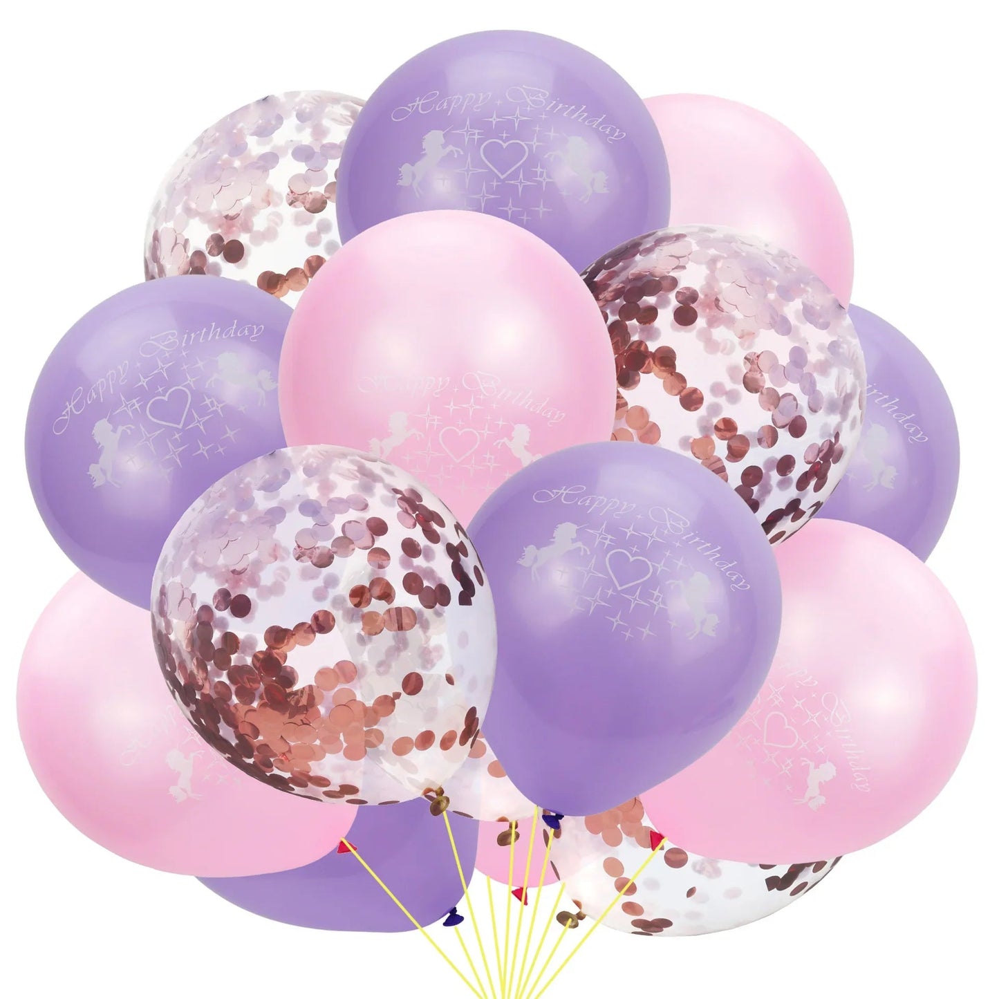 Unicorn Themed Party Balloons Set - Cake Pops Parties