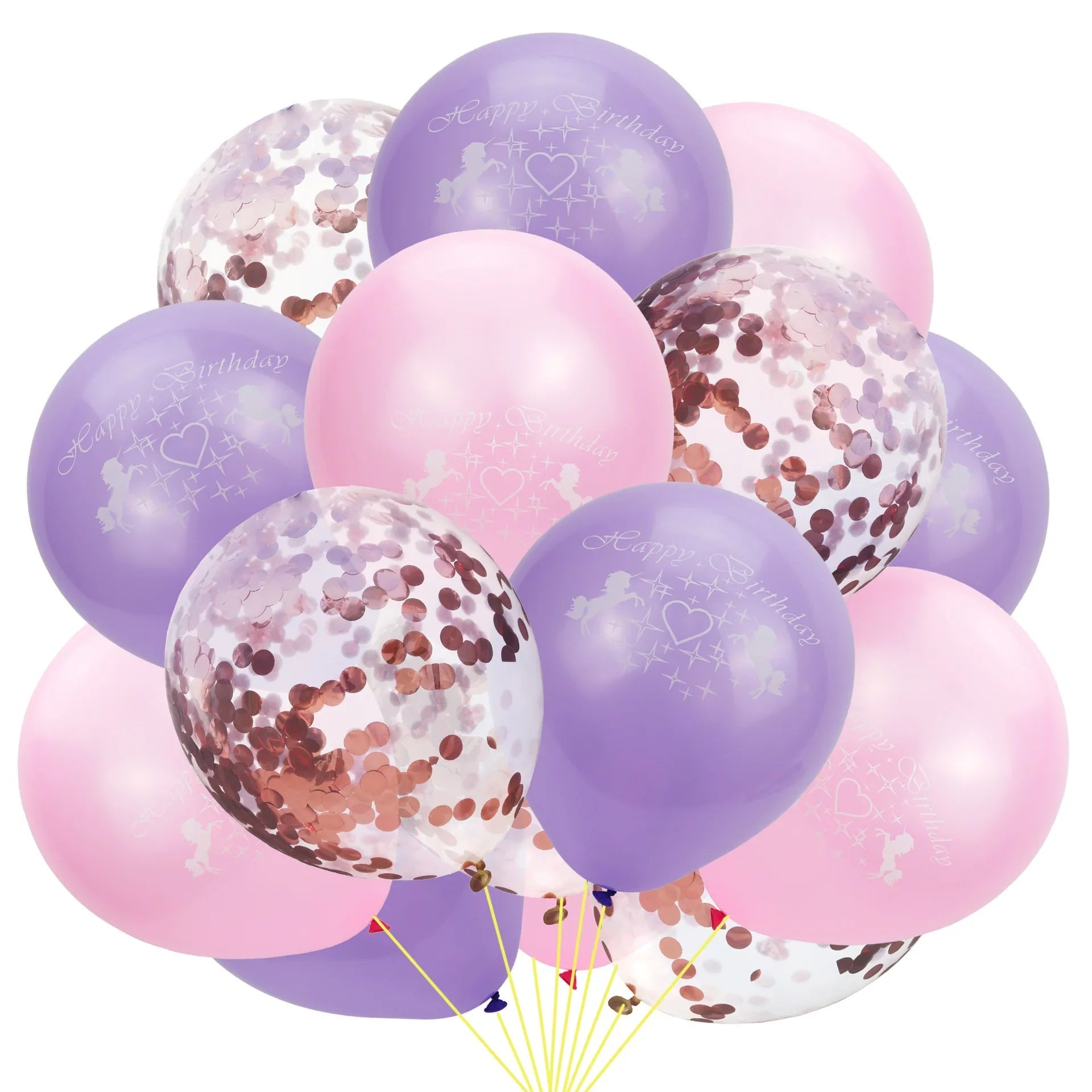 Unicorn Themed Party Balloons Set - Cake Pops Parties