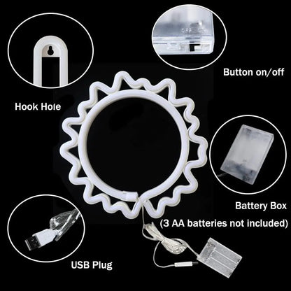 USB/Battery LED Neon Heart Sign - Cake Pops Parties