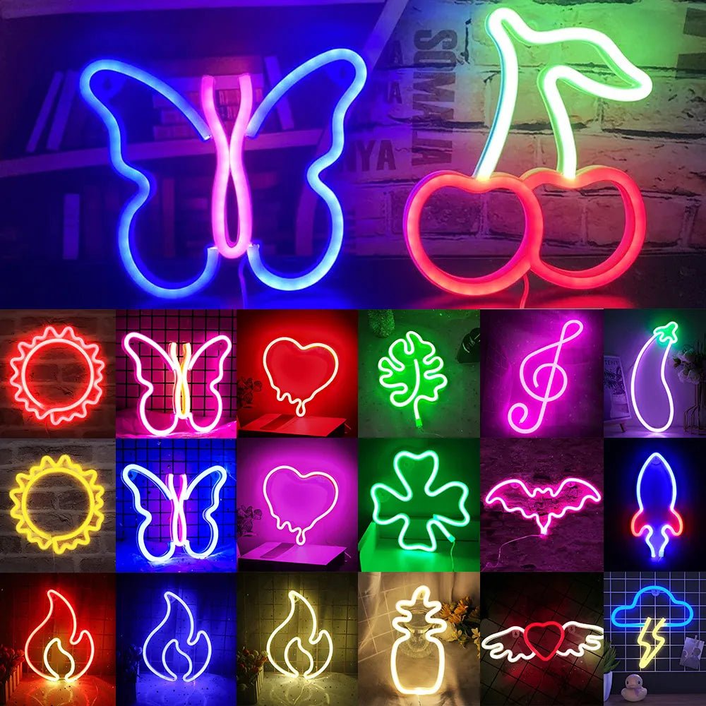USB/Battery LED Neon Heart Sign - Cake Pops Parties