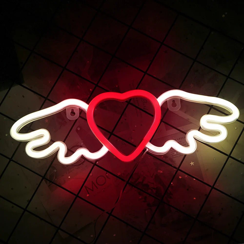 USB/Battery LED Neon Heart Sign - Cake Pops Parties