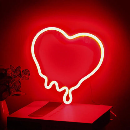 USB/Battery LED Neon Heart Sign - Cake Pops Parties