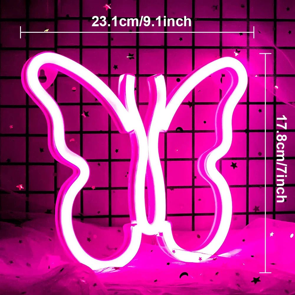 USB/Battery LED Neon Heart Sign - Cake Pops Parties