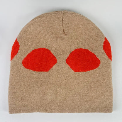 Warm Halloween Ghost Knitted Hat - Cake Pops Parties