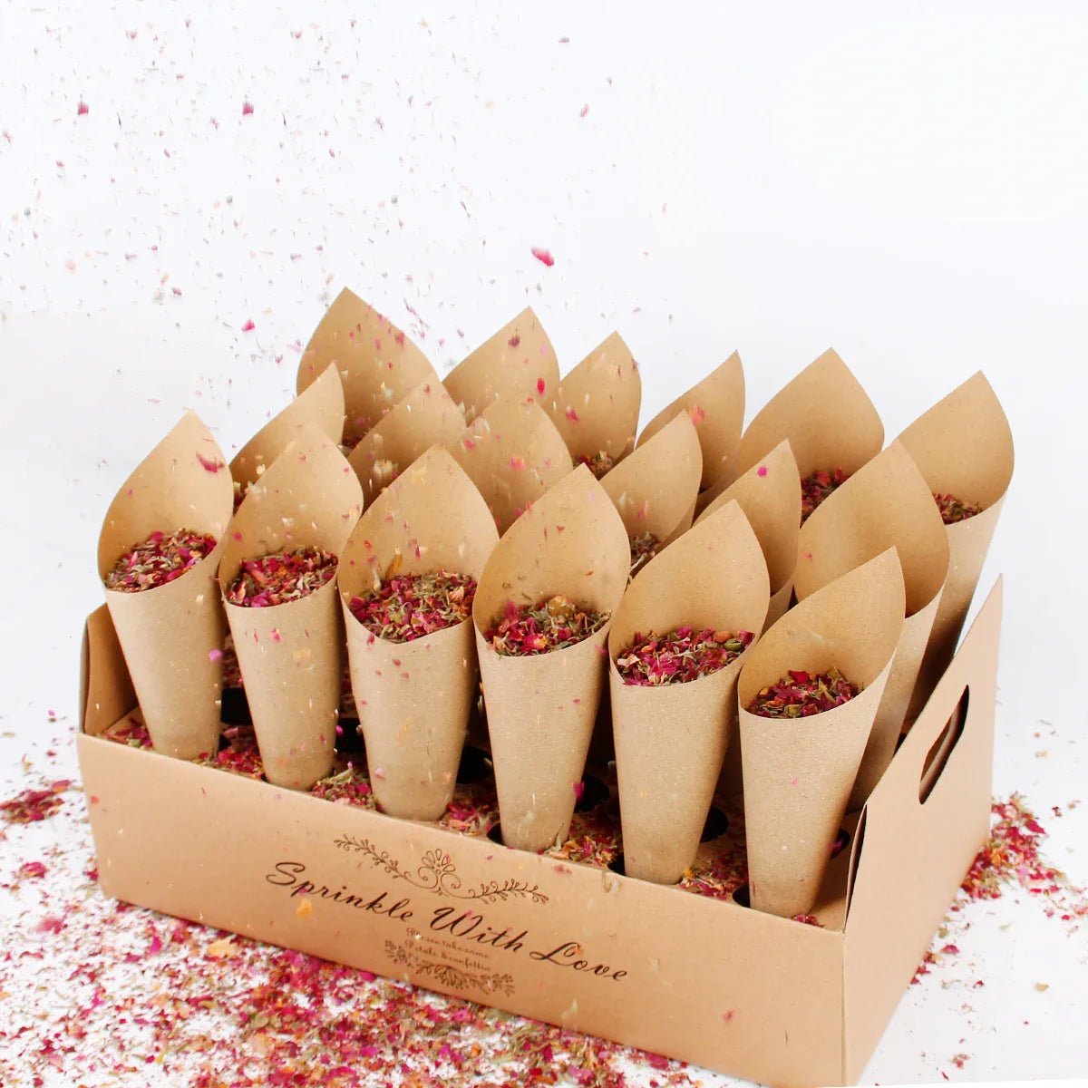 Wedding Confetti Cone Holder Set - Cake Pops Parties