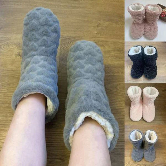Winter Couple Slippers Non - Slip Velvet Socks - Cake Pops Parties