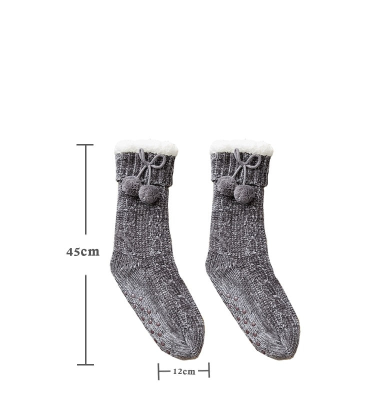 Winter Velvet Leg Warmer Socks - Cake Pops Parties