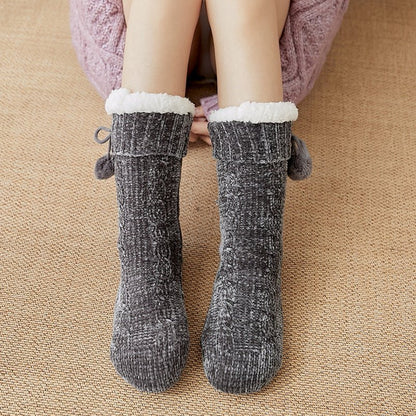 Winter Velvet Leg Warmer Socks - Cake Pops Parties