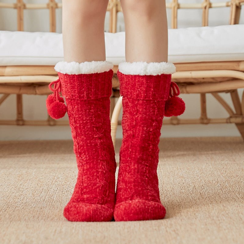 Winter Velvet Leg Warmer Socks - Cake Pops Parties