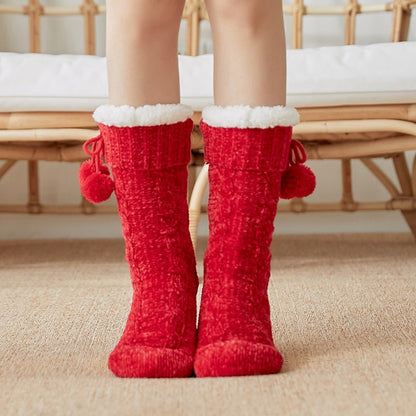 Winter Velvet Leg Warmer Socks - Cake Pops Parties