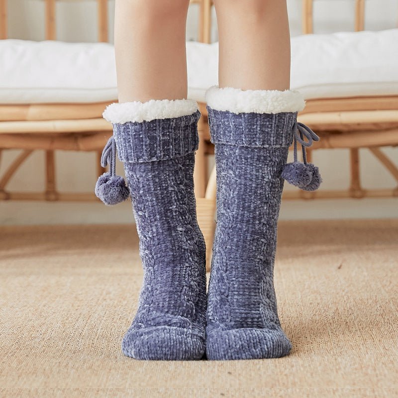 Winter Velvet Leg Warmer Socks - Cake Pops Parties