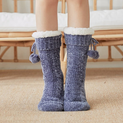 Winter Velvet Leg Warmer Socks - Cake Pops Parties