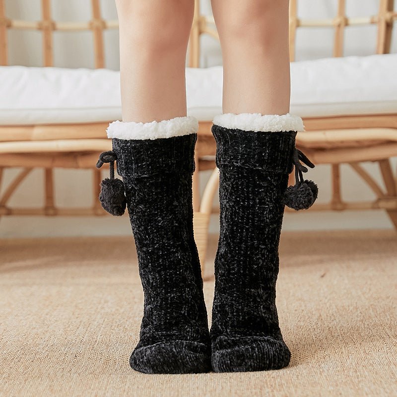 Winter Velvet Leg Warmer Socks - Cake Pops Parties