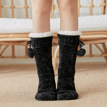Winter Velvet Leg Warmer Socks - Cake Pops Parties