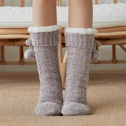 Winter Velvet Leg Warmer Socks - Cake Pops Parties