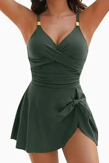 Women's Tummy Control | Sexy Ruched One Piece Slimming Swimwear - Cake Pops Parties