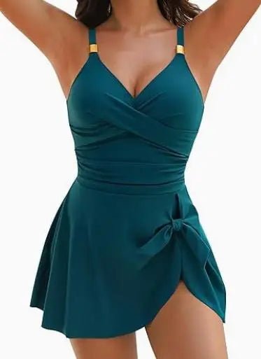 Women's Tummy Control | Sexy Ruched One Piece Slimming Swimwear - Cake Pops Parties