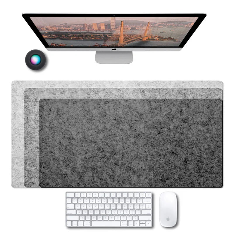 XXL Gaming Mouse Pad - Wool Felt Desk Mat - Cake Pops Parties